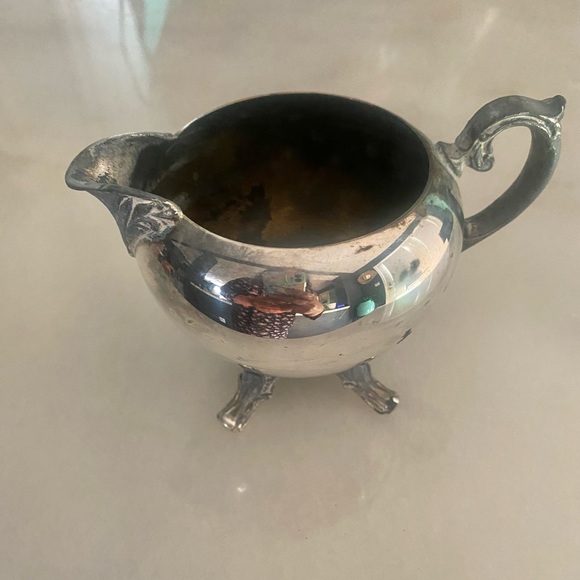 VTG Wm Rogers Silver Plate Creamer Dish - Picture 6 of 11